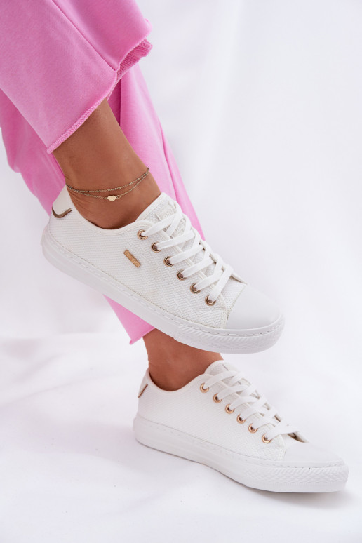 Women's Fabric Sneakers Big Star RR274766 White