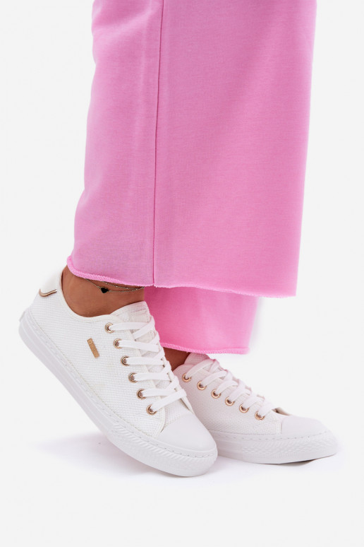 Women's Fabric Sneakers Big Star RR274766 White