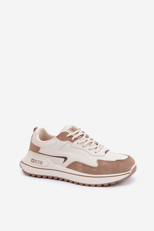 Womens Sneakers Big Star RR274A216 HI-POLY SYSTEM Beige Womens Sneakers Big Star RR274A216 HI-POLY SYSTEM Beige