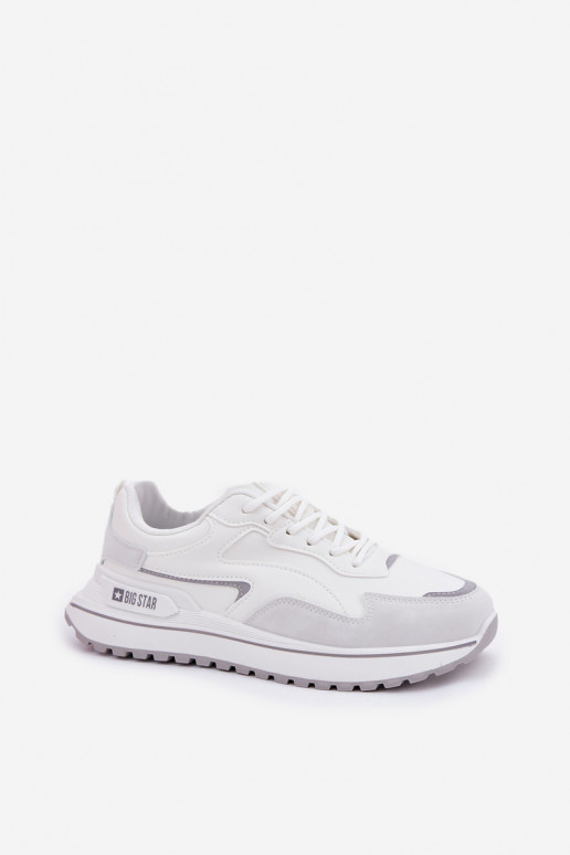 Sneakersy Damskie Big Star RR274A213 HI-POLY SYSTEM Białe