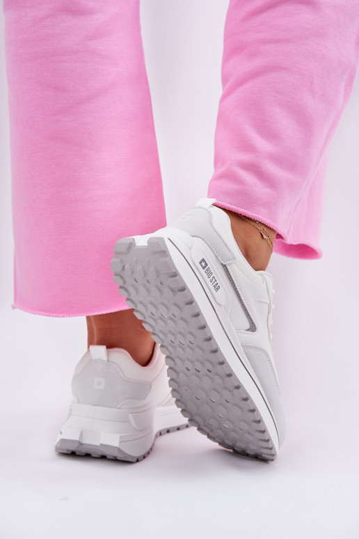 Women's Sneakers Big Star RR274A213 HI-POLY SYSTEM White Women's Sneakers Big Star RR274A213 HI-POLY SYSTEM White