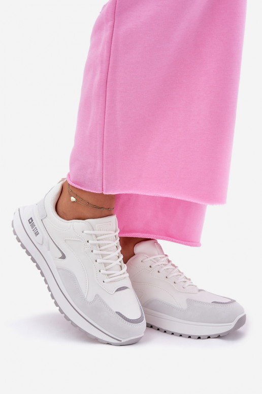 Women's Sneakers Big Star RR274A213 HI-POLY SYSTEM White Women's Sneakers Big Star RR274A213 HI-POLY SYSTEM White