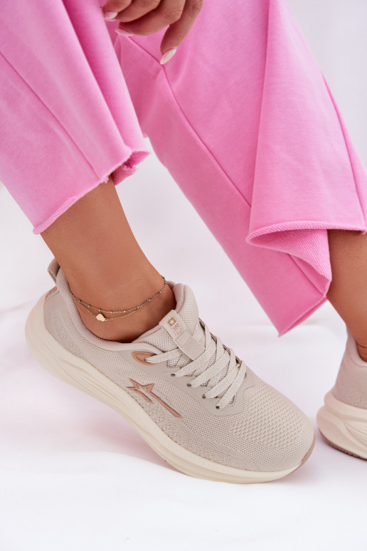 Sports Shoes Sneakers Women Big Star RR274A145 HI-POLY SYSTEM Beige Sports Shoes Sneakers Women Big Star RR274A145 HI-POLY SYSTEM Beige