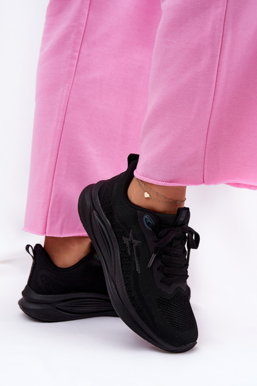 Sports Shoes Sneakers Women Big Star RR274A144 HI-POLY SYSTEM Black Sports Shoes Sneakers Women Big Star RR274A144 HI-POLY SYSTEM Black