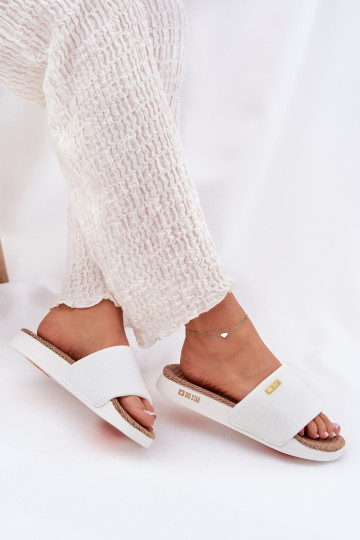 Ladies Slippers Big Star RR274A103 White