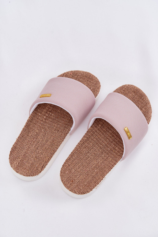 Ladies Flip Flops Big Star RR274A105 Light Pink