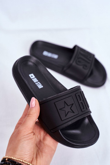 Big Star Children's Flip Flops Black DD374157
