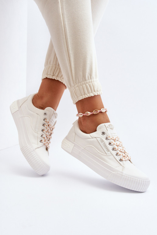 Damskie Trampki Lee Cooper LCW-24-31-2170 Białe