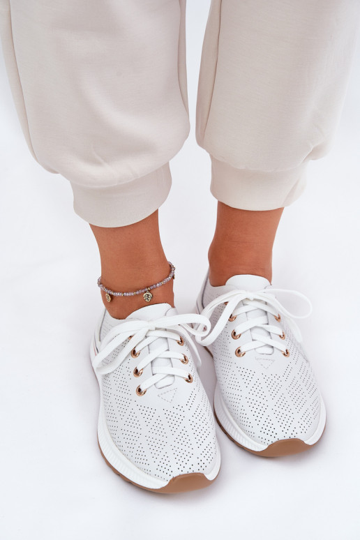 Leather Lightweight Women's Shoes Artiker 54C1758 White Leather Lightweight Women's Shoes Artiker 54C1758 White