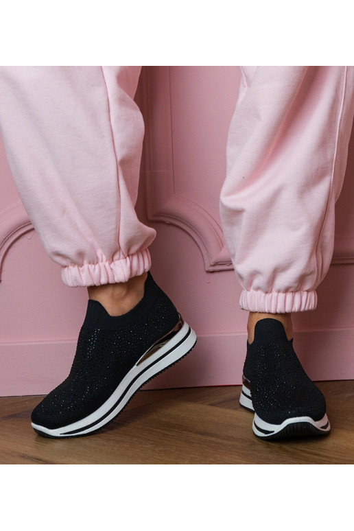 Czarne damskie tenisówki na...