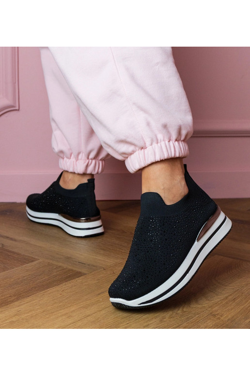 Czarne damskie tenisówki na...