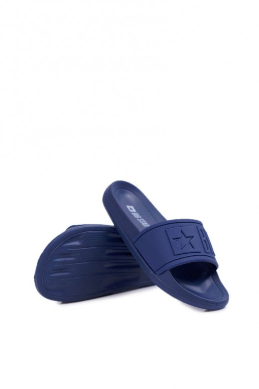 Big Star Children's Flip Flops Navy Blue DD374155