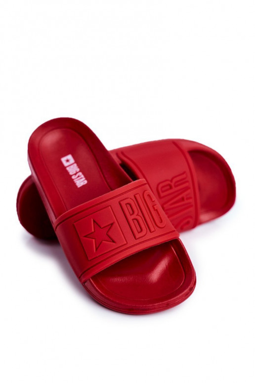 Big Star Children's Flip Flops Red DD374156