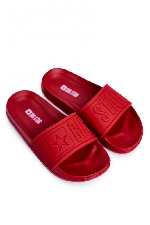 Big Star Children's Flip Flops Red DD374156