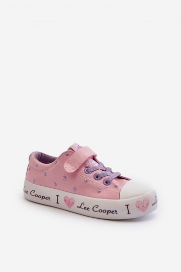 Trampki Dziewczęce Lee Cooper LCW-24-02-2160 Różowe