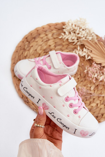 Lee Cooper LCW-24-02-2159 White Girls' Trainers 2