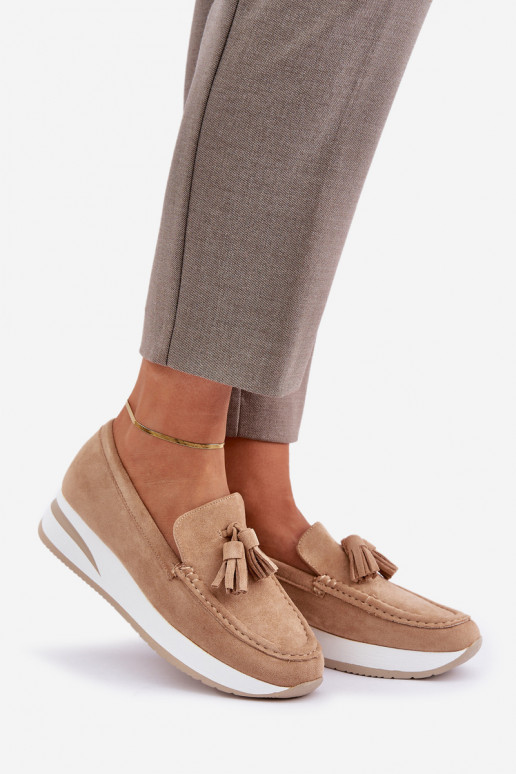 Moccasins On A Delicate Wedge Eco... Moccasins On A Delicate Wedge Eco...
