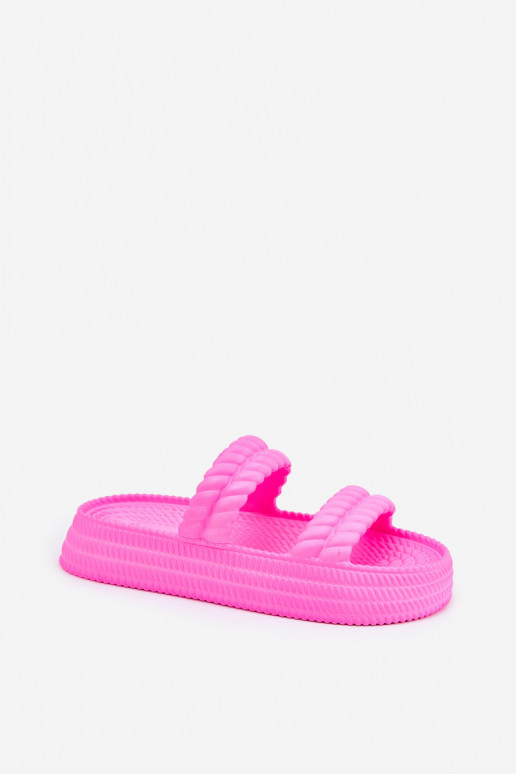 Foam Lightweight Women's Sandals On Platform S.Barski ZK51-001 Fuchsia Foam Lightweight Women's Sandals On Platform S.Barski ZK51-001 Fuchsia