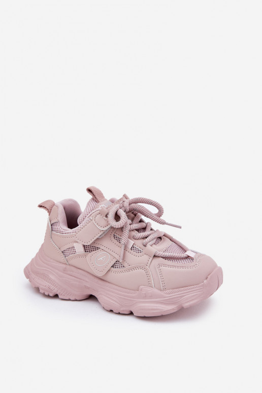 Children's Sneakers on Platform Pink Hanomess Children's Sneakers on Platform Pink Hanomess
