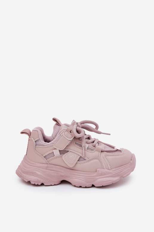 Children's Sneakers on Platform Pink Hanomess Children's Sneakers on Platform Pink Hanomess