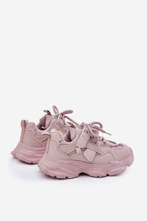 Children's Sneakers on Platform Pink Hanomess Children's Sneakers on Platform Pink Hanomess
