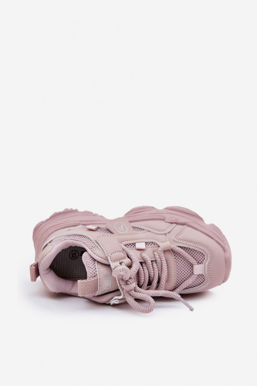 Children's Sneakers on Platform Pink Hanomess Children's Sneakers on Platform Pink Hanomess