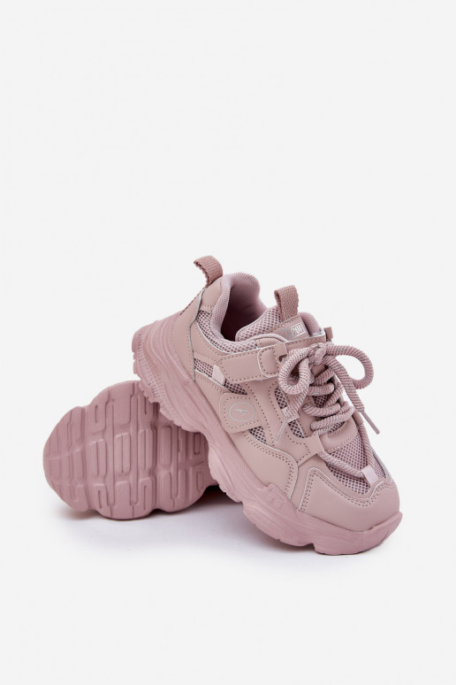Children's Sneakers on Platform Pink Hanomess Children's Sneakers on Platform Pink Hanomess