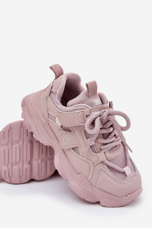 Children's Sneakers on Platform Pink Hanomess Children's Sneakers on Platform Pink Hanomess