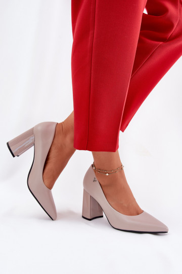 Elegant Heels On A Heel Vinceza 62220 Gray 2