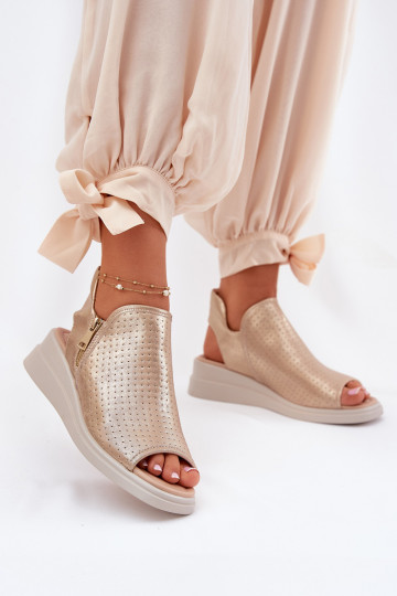 Women's Wedge Sandals Gold Mevinette 2