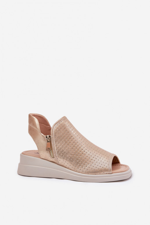 Women's Wedge Sandals Gold Mevinette Women's Wedge Sandals Gold Mevinette