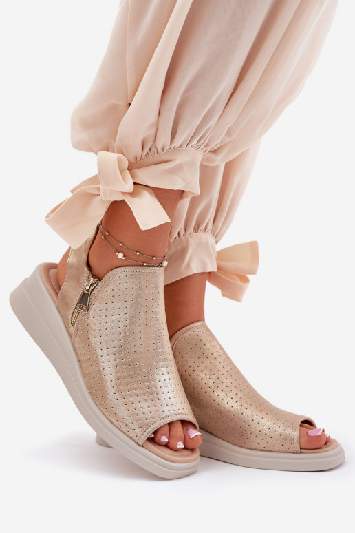 Women's Wedge Sandals Gold Mevinette Women's Wedge Sandals Gold Mevinette