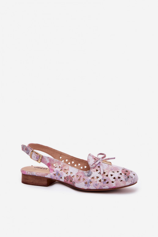 Cutout Ballet Flats With Open Heel Multicolor Navinnia Cutout Ballet Flats With Open Heel Multicolor Navinnia
