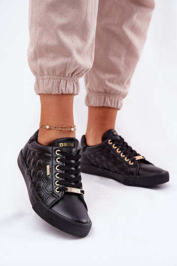 Women's Sneakers Made Of Eco Leather Big Star RR274323 Black