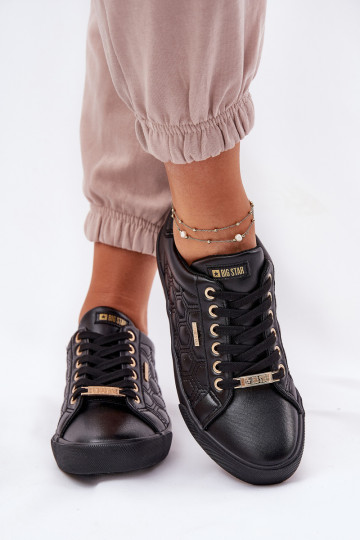 Women's Sneakers Made Of Eco Leather Big Star RR274323 Black 2