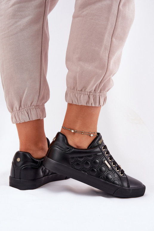 Women's Sneakers Made Of Eco Leather Big Star RR274323 Black