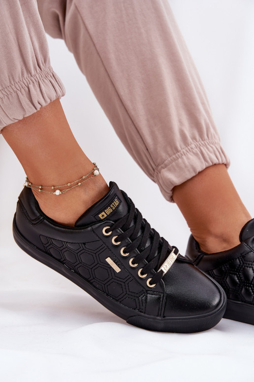 Women's Sneakers Made Of Eco Leather Big Star RR274323 Black