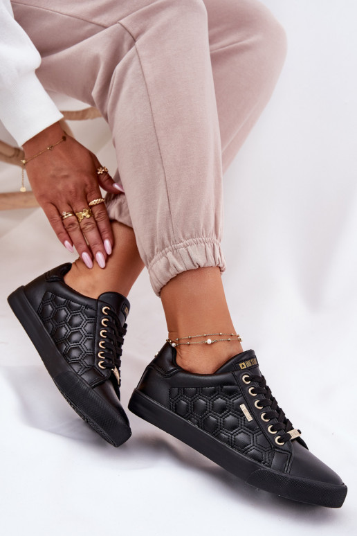 Women's Sneakers Made Of Eco Leather Big Star RR274323 Black