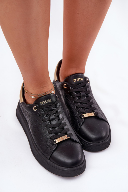 Women's Sneakers From Eco Leather Big Star RR274257 Black Women's Sneakers From Eco Leather Big Star RR274257 Black