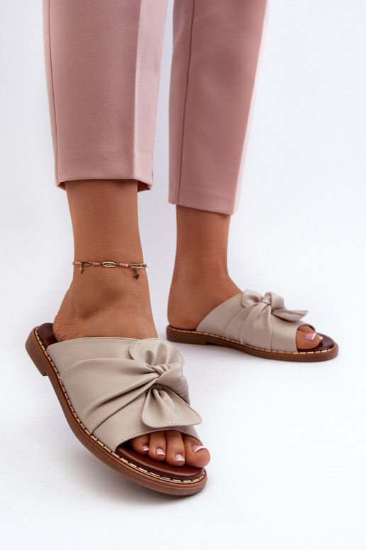 Women's Flat Sandals in Beige Nelvira Women's Flat Sandals in Beige Nelvira