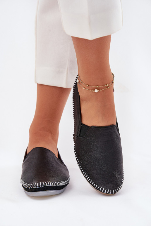 Leather Ballet Flats Maciejka T3512-71 Black Leather Ballet Flats Maciejka T3512-71 Black