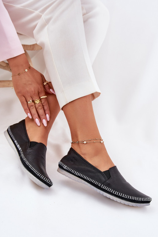 Leather Ballet Flats Maciejka T3512-71 Black Leather Ballet Flats Maciejka T3512-71 Black