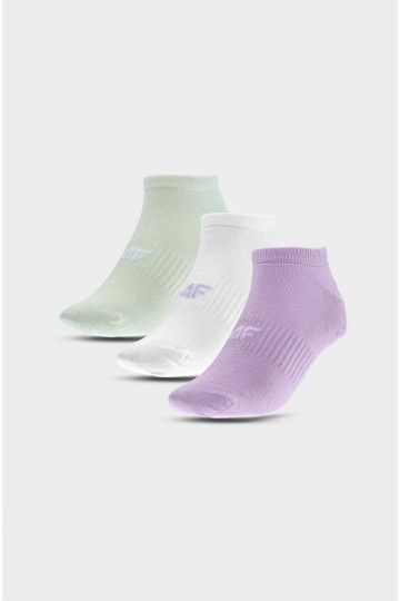 Casual Ankle Socks Women 3 Pairs Multicolor 4FWMM00USOCF276-91S