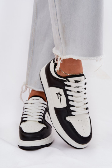 Ladies Sneakers Big Star RR274A240 HI-POLY SYSTEM White-Black 2