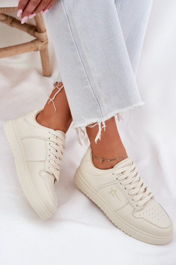 Ladies Sneakers Big Star RR274A243 HI-POLY SYSTEM Beige