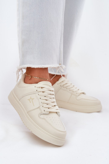 Sneakersy Damskie Big Star RR274A243 HI-POLY SYSTEM Beżowe 2
