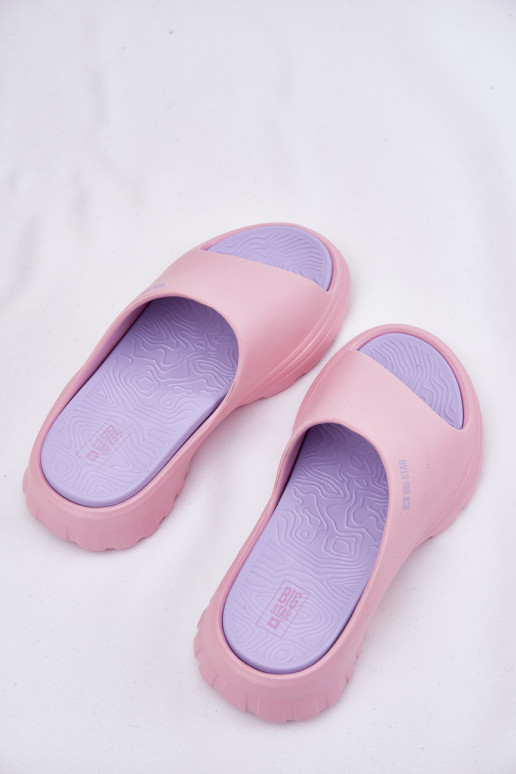 Women Foam Slippers Big Star RR274A587 Pink