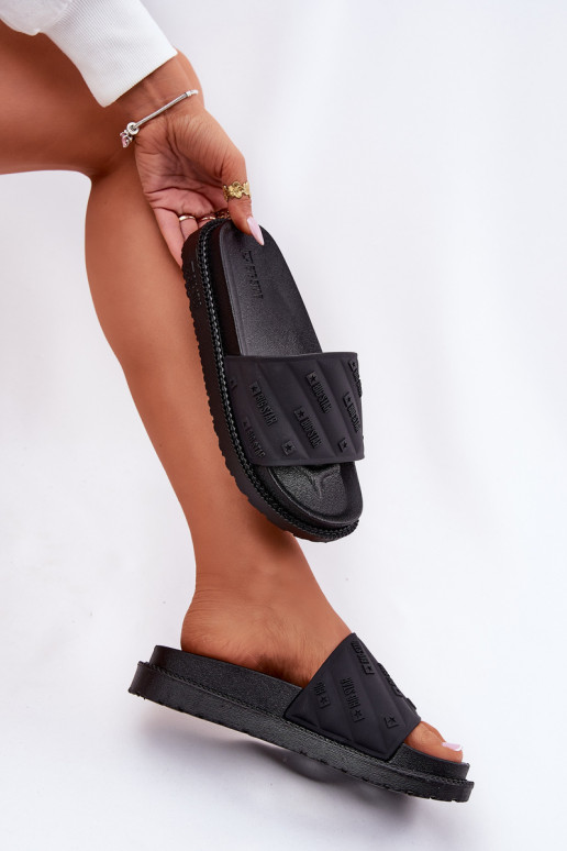 Womens Platform Sandals Big Star RR274A540 Black