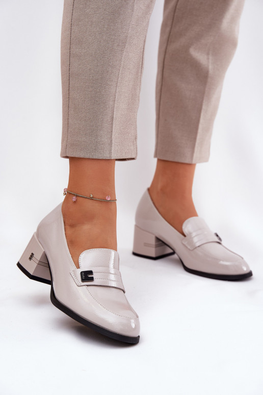 Lacquered Leather Women's Court Shoes...