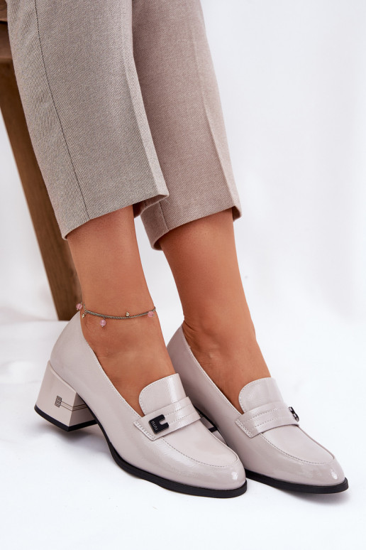 Lacquered Leather Women's Court Shoes...